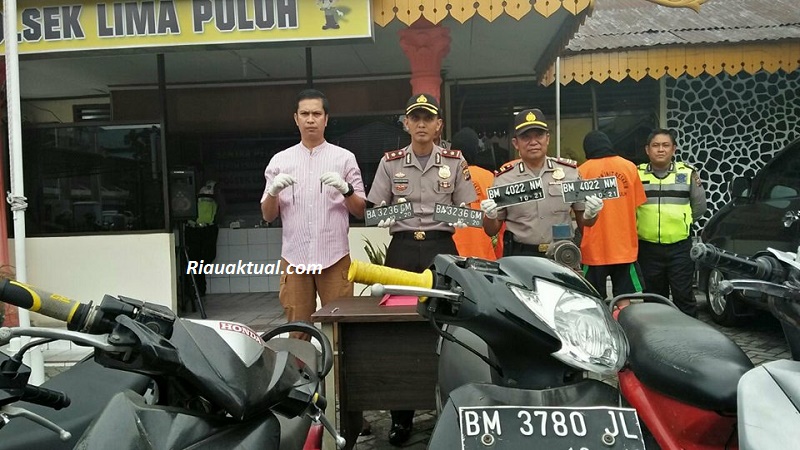 Pencuri Motor di 26 TKP di Kota Pekanbaru Berhasil Dibekuk Polisi, 6 Unit Belum Sempat di jual
