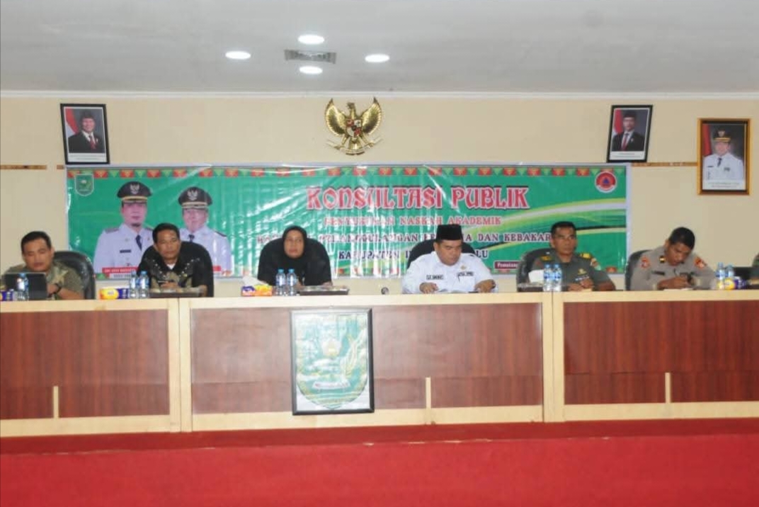 Pemkab Inhu Gelar Konsultasi Publik Ranperda Penanggulangan Bencana dan Kebakaran