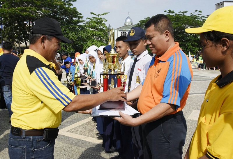 Penjabat Bupati Inhil Buka Kegiatan O2SN dan FLS2N Tingkat SD dan SMP