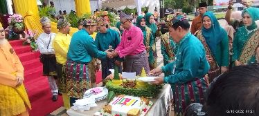 Pimpin Apel Hut Rohul ke 23, Bupati Sukiman Jabarkan Perkembangan Daerah