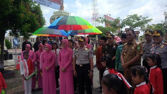 Kunjungi Rohil, Kapolda Ingin Anggotanya Jadi Polisi yang Baik