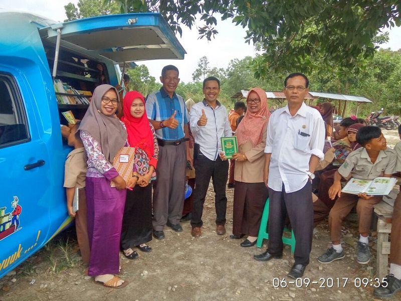Setelah Pacu Jalur, Perpustakaan Keliling Kembali Geber Sejumlah Sekolah