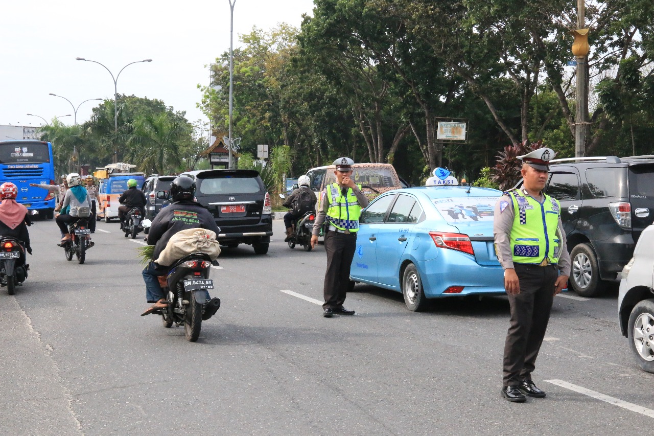 150 Kendaraan Terjaring Nunggak Bayar Pajak di Pekanbaru