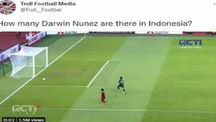 Akun Media Inggris Sindir Timnas Garuda, Berapa Banyak Darwin Nunez di Indonesia?