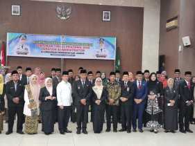 Bupati Kampar Lantik Pejabat Pimpinan Tinggi Pratama, Ini Daftar Lengkapnya