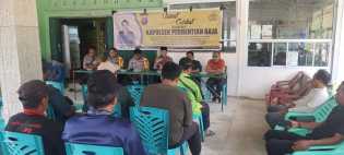 Jumat Curhat, Ipda Riko sampaikan Cooling System Pemilu Damai