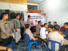 Kapolsek Lubuk Dalam Imbau Warga Jaga Kamtibmas Jelang Pilkada di Kampung