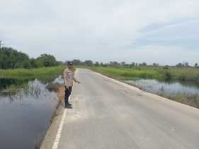 Polsek Langgam Patroli, Pastikan Keamanan Pasca Pilkada