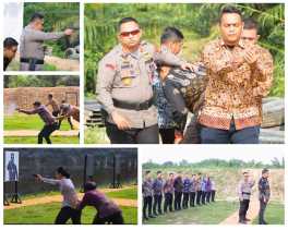 Polres Siak Latih Personel Pengawalan untuk Komisioner, Calon Bupati, dan Wakil Bupati dalam Rangka Pilkada 2024