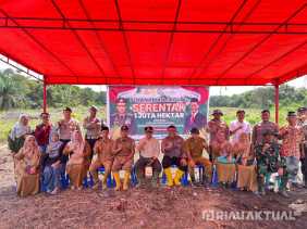 Dukung Program Nasional, Kapolsek TPTM Gelar Penanaman Jagung Serentak 1 Juta Hektar
