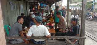 Cooling System Pemilu 2024, Brigadir Maraguna Sambangi Masyarakat Kuala Lahang