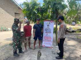 Polsek Kerumutan dan TNI Patroli Kawal Pilkada Damai