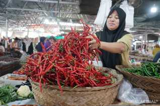 Disebar di Empat Lokasi, Cabai Merah Dijual Rp56 Ribu per Kilogram