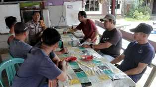 Polsek Batang Tuaka Cooling System Pemilu Damai di Desa Tasik Raya