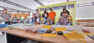 Polsek Limapuluh Gagalkan Peredaran Narkoba Senilai Rp7,5 Miliar, Satu Pelaku Ditangkap