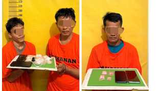 Polsek Kelayang Ungkap Peredaran Sabu di Lirik, Tiga Tersangka Ditangkap