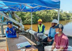 Satpolair Dumai Patroli Laut Jaga Kamtibmas Jelang Pemilu