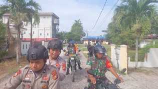 Patroli Gabungan TNI-Polri Digelar di Dumai Jelang Pemilu 2024