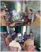 Coffee Morning Kapolsek Reteh Tingkatkan Koordinasi Pemilu Bersama Forkopimcam dan PPK