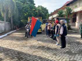 Kapolres Kuansing Lepas Pendistribusian Logistik Pilkada dari PPK ke PPS di Sentajo Raya