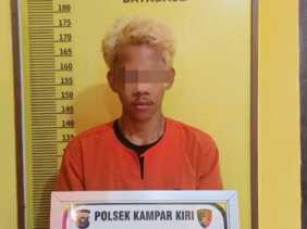 Diduga Cabuli Anak di Bawah Umur, Remaja Ini Ditangkap Polsek Kampar Kiri