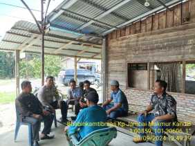 Polsek Kandis Lakukan Sambang Door to Door untuk Wujudkan Pilkada Damai 2024