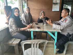 Kapolsek Tanah Putih Tanjung Melawan Ingatkan Warga Rokan Hilir Waspadai Kampanye Hitam dan Hoaks Jelang Pilkada 2024