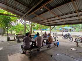 Polsek Teluk Meranti Gelar Kegiatan Jumat Curhat Jaga Kamtibmas Pilkada