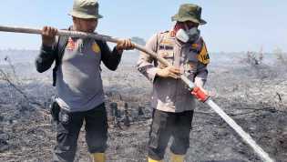 Kapolsek Bangko Pusako Ingatkan Warga Jangan Buka Lahan dengan Cara Membakar