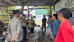 Polsek Ujungbatu Sosialisasikan Cooling System untuk Pemilu Damai 2024