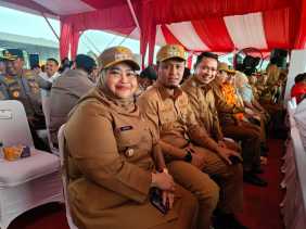 Hadiri Apel Karhutla Nasional, Bupati Kasmarni Nyatakan Bengkalis Siaga Darurat