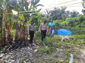 Tinjau Wilayah Rawan, Polsek Bandar Sei Kijang Lakukan Patroli Karhutla