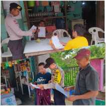 Ciptakan Pemilu Damai, Polsek Reteh Sosialisasikan Aplikasi Dumas Presisi