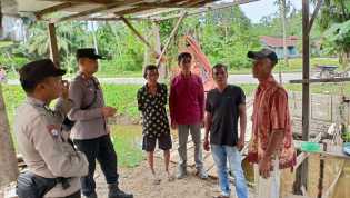 Polsek Siak Kecil Tingkatkan Patroli dan Sambang Warga Pasca Pilkada 2024