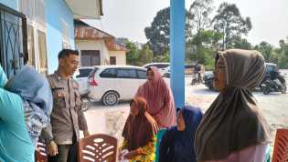 Pasca Pilkada, Polsek Tambang Ajak Masyarakat Desa Balam Jaya Jaga Kondusivitas