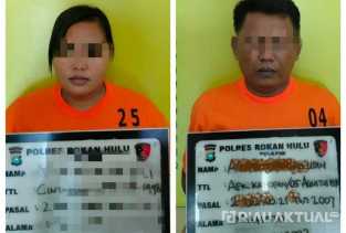Terlibat Perdagangan Orang, Pasutri di Rohul Dicokok Polisi