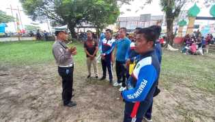 Polsek Mandau Giatkan Sosialisasi Pilkada Damai di Desa Pematang Pudu