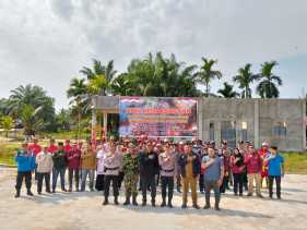 Forkopimcam Kempas Gelar Apel Kesiapsiagaan Karhutla di Desa Pekan Tua