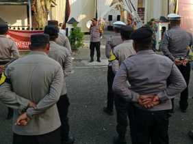 Polres Kuansing Perketat Pengamanan Selama Pendaftaran Paslon Bupati dan Wakil Bupati