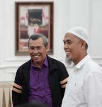 Bahas Perbaikan Jembatan, Wako Dumai Temui Gubernur Riau