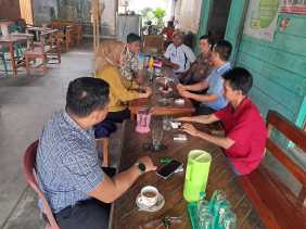 Polsek Pangean ikut Rapat Koordinasi Alternatif TPS Terdampak Banjir dan Pendistribusian Logistik Pemilu 2024