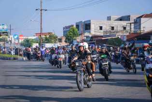 Raun-Raun Bareng Wako Agung Diikuti Ribuan Rider, Perkenalkan Ikon-ikon Pekanbaru
