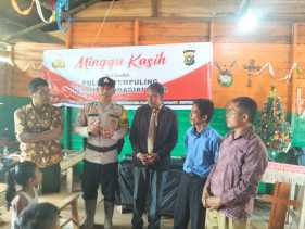 Minggu Kasih, Ini Pesan Babinkamtibmas Polsek Tempuling kepada Jemaat GPdI Bethseda