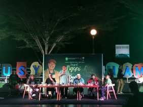 Dedy Mizwar Dorong Pengembangan Seni Film di Siak dalam Acara Jemput Ngopi