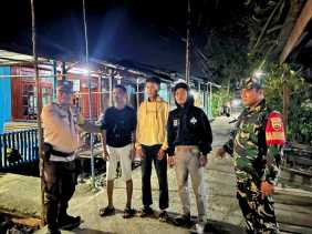 Polsek Tanah Merah Patroli di Jalan Pemda, Pastikan Keamanan Jelang Pilkada 2024