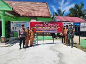 Begini cara Polsek Bangko Pusako Cegah Karhutla di Musim Kemarau