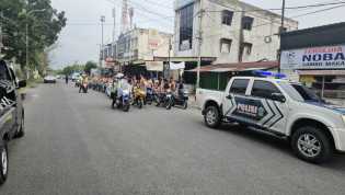 Razia Balap Liar Selama Ramadhan, Satlantas Polresta Pekanbaru Amankan 28 Motor