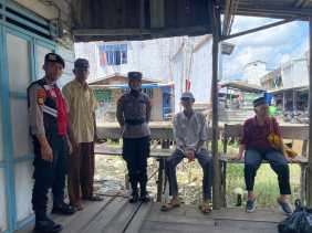 Cooling System Polsek Tanah Merah Ajak Masyarakat Berpartisipasi dalam Pemilu 2024