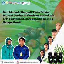 Mahasiswa LPP Yogyakarta Ciptakan Tinta Printer Inovatif dari Limbah Tandan Kosong Kelapa Sawit