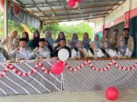 Mahasiswa KKN UMRI Bawa Sentuhan Kreatif di Posyandu Sungai Ambang Rumbai Timur